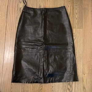 Leather Skirt